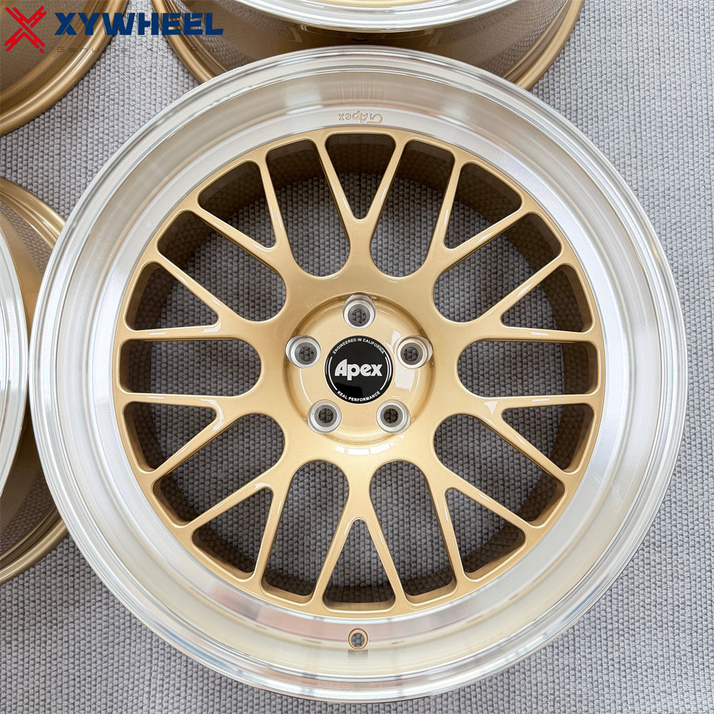 APEX ML-10RT Design 6061-T6 Aviation grade aluminum alloy high-strength custom forged wheels