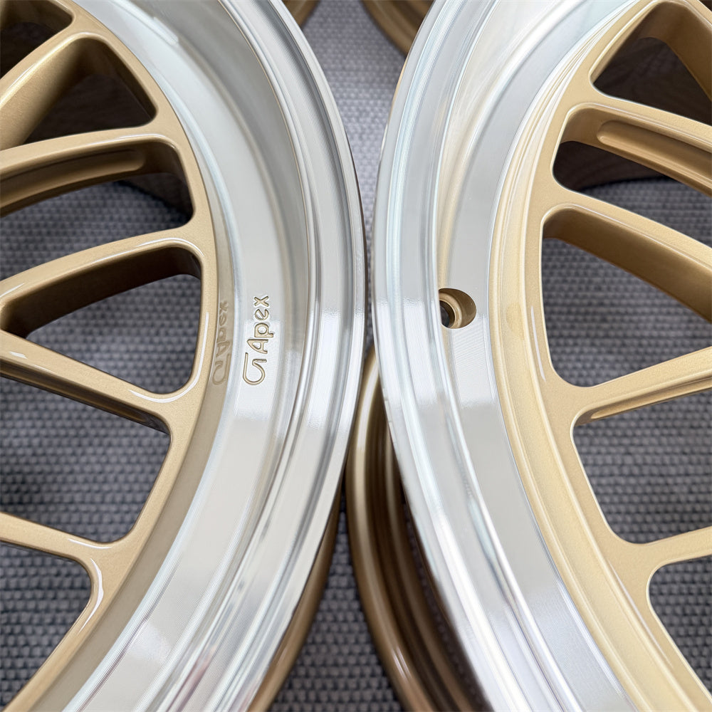 APEX ML-10RT Design 6061-T6 Aviation grade aluminum alloy high-strength custom forged wheels