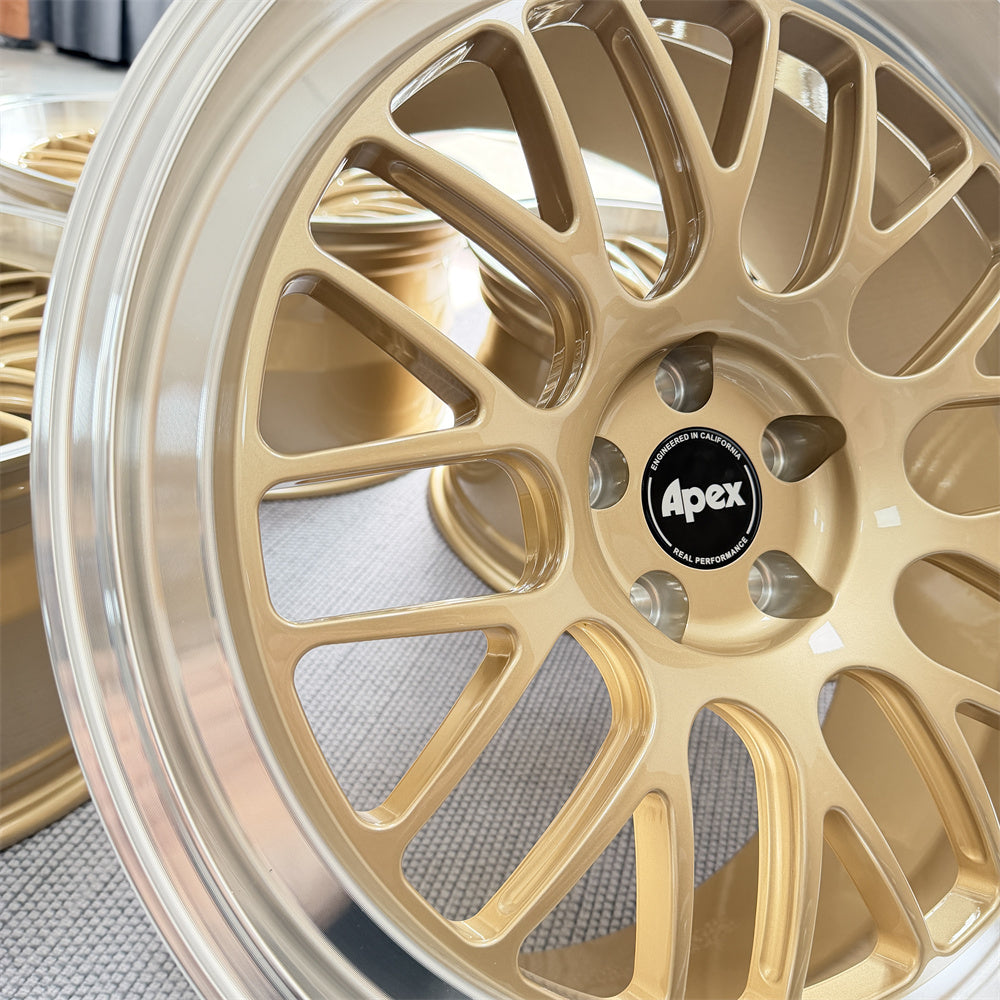 APEX ML-10RT Design 6061-T6 Aviation grade aluminum alloy high-strength custom forged wheels