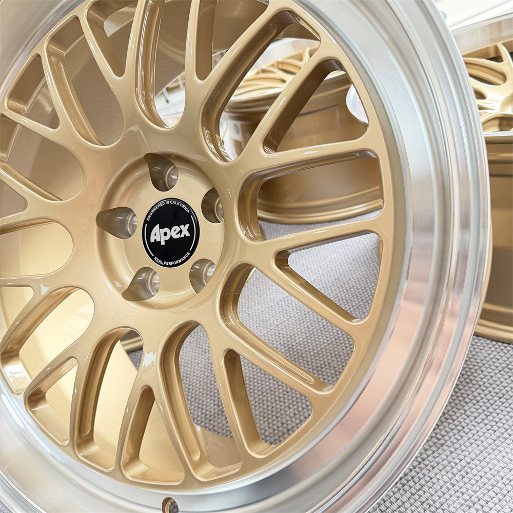 APEX ML-10RT Design 6061-T6 Aviation grade aluminum alloy high-strength custom forged wheels